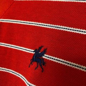 Vintage polo stripe shirt.